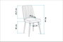 Hanah Home Vina 1005 Nogal y Azul Oscuro